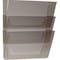 Storex Wall File, Stackable, Letter, 4"W x 16"L x 7"H, 3/PK, Smoke 3PK STX70246U06C - alternate 1